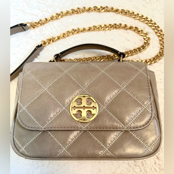 Tory Burch Willa Glazed Mini Top Handle Bag - Picture 3 of 10